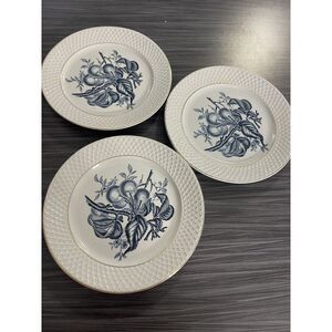 Antique TEA LEAF Ironstone 3 rim 7" Plate‎ Luster~Mellor Taylor England @J